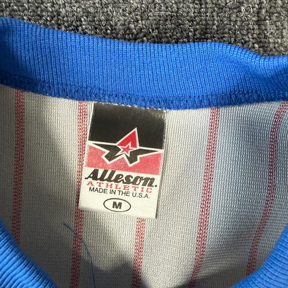 Vintage 70's American Basketball Association ABA Referee Pinstripe NBA Jersey M - Picture 3 of 5